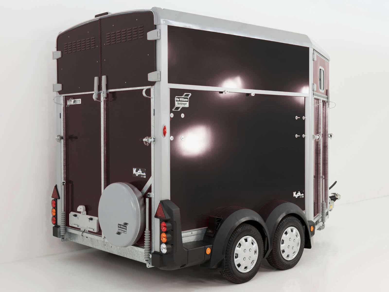 Ifor Williams Pferdeanhänger HB511|Schwarz|Frontausstieg-Neu – Bild 3