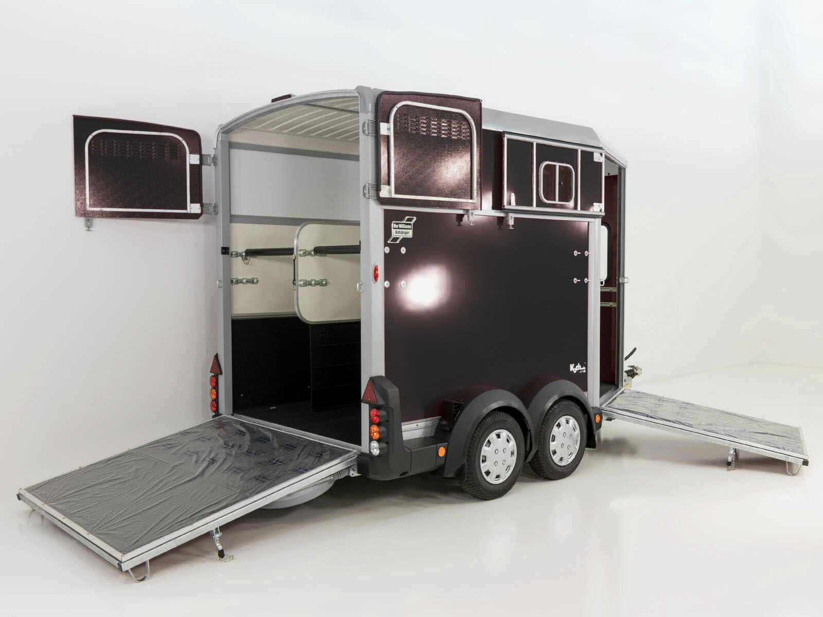 Ifor Williams Pferdeanhänger HB511|Schwarz|Frontausstieg-Neu – Bild 4