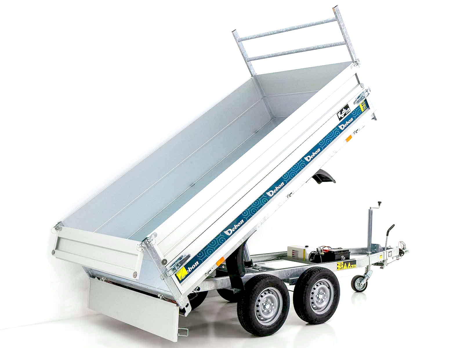Debon Heckkipper 155x305cm 2,0t | E-Pumpe | BWA-Neu