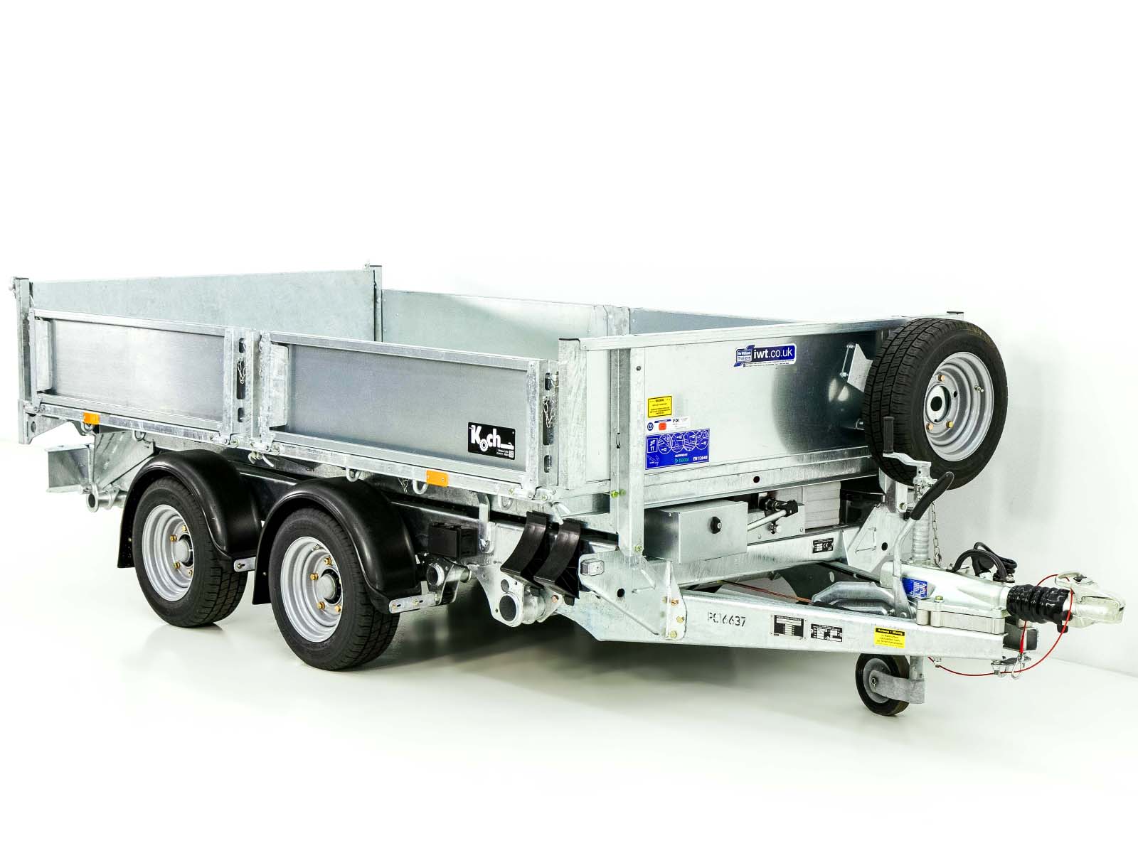 Ifor Williams Heckkipper TT 3621 198x362cm 3,5t | E-Pumpe-Neu
