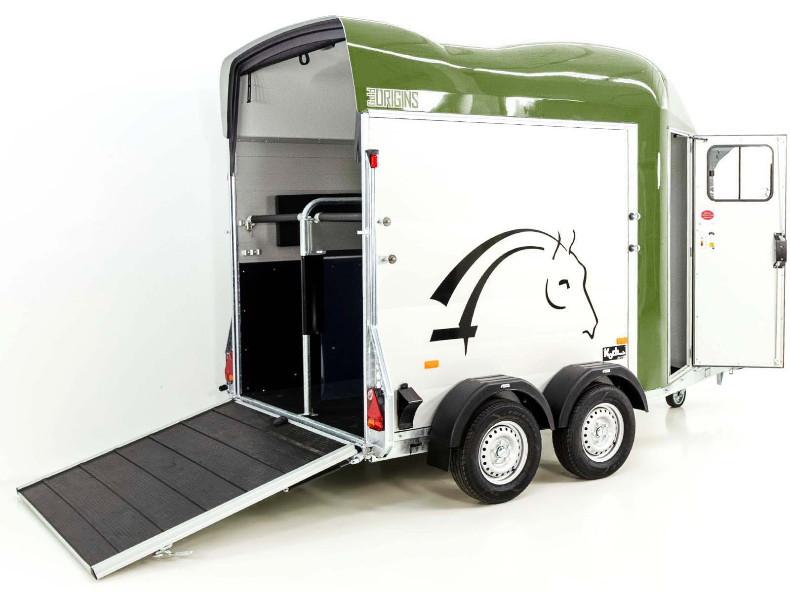 Cheval Liberte Pferdeanhänger GOLD Origins | olivgrün-Neu – Bild 2