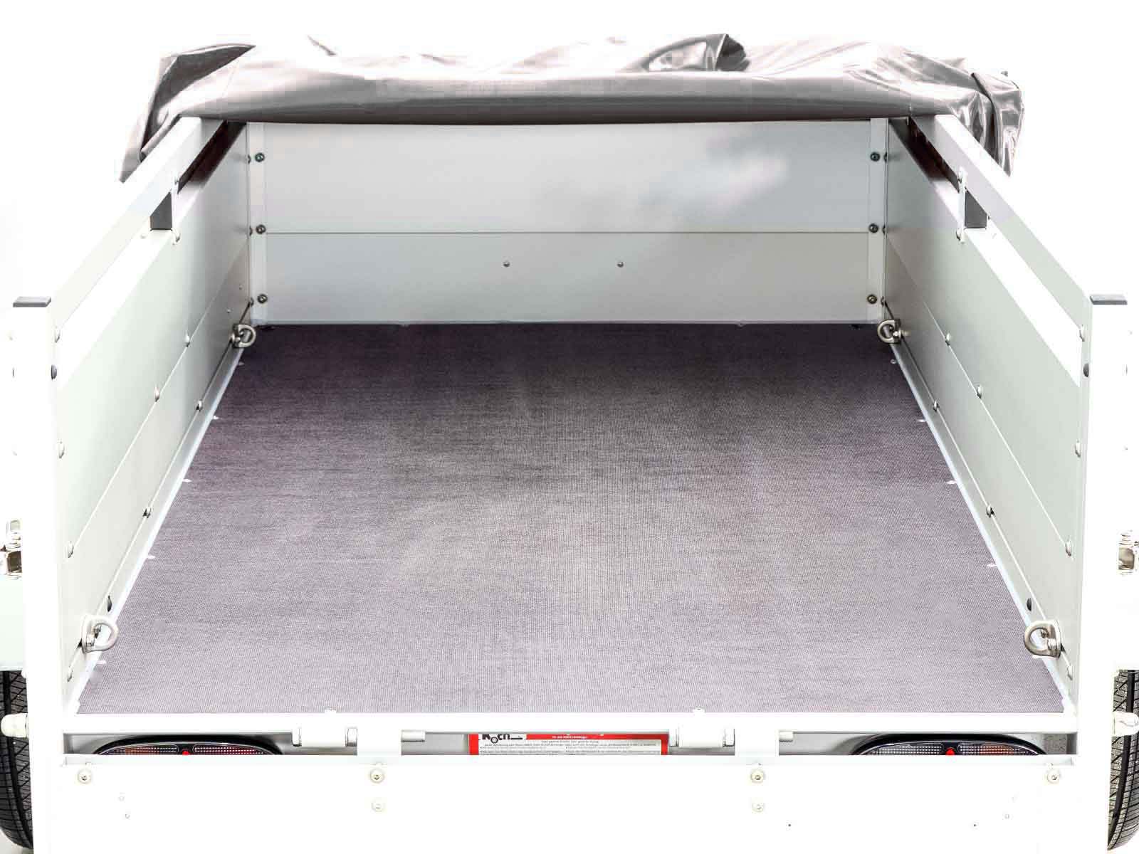 Anhänger mit Plane 105x205cm 750kg | Typ U2 | Flachplane Profi Anthrazit-Neu – Bild 5